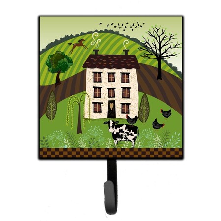 Jensendistributionservices Folk Art Country House Leash or Key Holder MI1715133